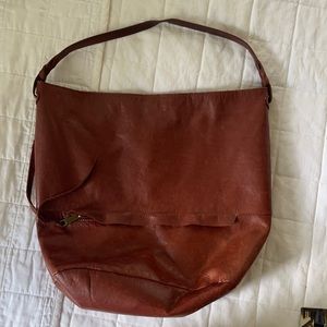 Will Leather Good beautiful brown hobo bag.